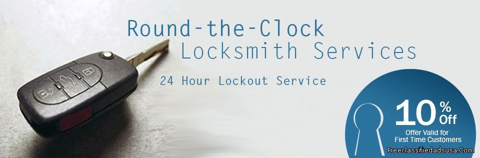 24/ 7Car Locksmith- Lockout / Car key replacement / ignition change / repair