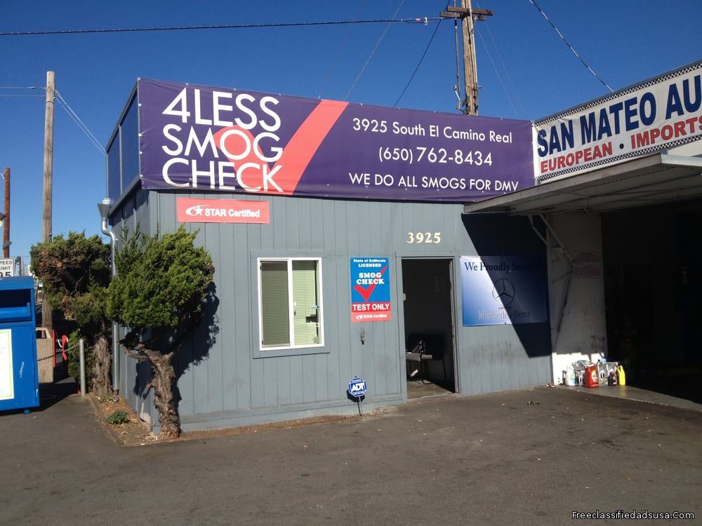 4Less Smog Check San Mateo CA