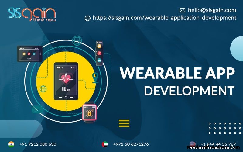 Wearable App Development Service in North Carolina, USA | SISGAIN