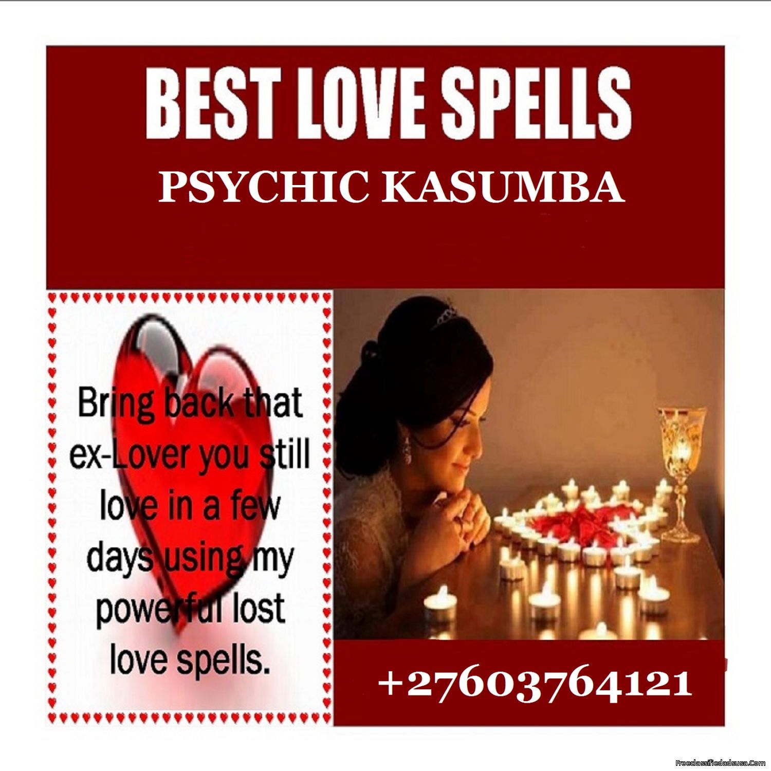 PSYCHIC POWERS & LOVE SPELLS  +27603764121