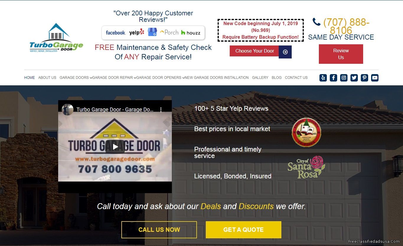 Need Garage Door Repair Or Garage Door Installation? Call Us Today