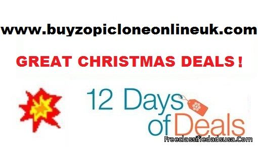 Great Christmas Deals on Zopiclone