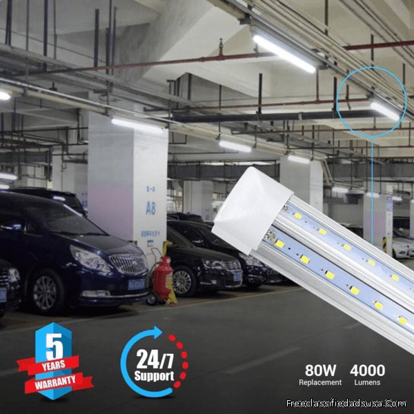 Install T8 4ft Integrated LED Tubes for Enhanced Visibility in the Parking lots